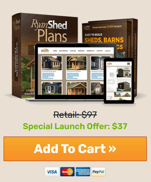 RyanShed Plans Order page